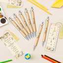 Xendelow Winnie Baby Shower Favors Set, Includes 30 Baby Shower Ballpoint Pens 30 Winnie Thank You Bookmarks 30 Organza Bags for The Pooh Gender Reveal Gifts Guest Prizes, Winnie Gifts for Guests