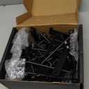 INCLY 2/4/6 Inch Gridwall Hooks, 60 Pack Heavy Duty Black Display Hooks for Grid Wall Panels, Grid Wall Accessory for Storage Display Clothes in Retail Shop Garage