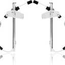 Front Set Power Window Regulator with Motor Assembly Compatible for Jeep Liberty KJ 2002-2006 Left Right Replace 748-569 748-568 68059647AA 68059646AA Driver and Passenger