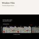 Flower Window Film Static Cling Privacy Decal Frosted Stained Mirror Border Waterproof Removable Livingroom Dcor Butterfly Bedroom DIY Decoration