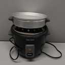 Aroma Housewares ARC-363-1NGB 3 Uncooked/6 Cups Cooked Rice Cooker, Steamer, Multicooker, 2-6 cups, Black