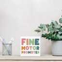 2 x Occupational Therapist Gifts for Women Men, Therapy gifts, Pharmacist Gifts for women, Healthy Pediatric Gifts, Fine Motor Promoter Sign, Appreciation Gifts for Female Therapists 5 x 5 Inch