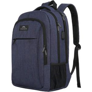 MATEIN Laptop Backpack,Slim Travel Backpack with Laptop Compartment for Men Women,College Daypack Gift Computer Bag fits 15.6 Inch Notebook, Blue