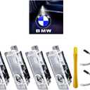 4 Pack Never Fade HD Car Door Lights Logo Projector LED Welcome Lights Accessories, Compatible with BMW X1/X2/X3/X4/X5/X6/X7, M, Z, and GT Series Models