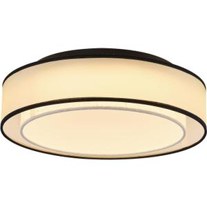 Modern Flush Mount Ceiling Light Fixture Drum Chandelier Fabric Shade Close to Ceiling Light for Bedroom Dining Room Hallway Foyer Closet