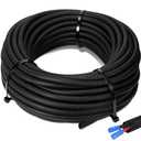 Sasylvia 2" x 30 ft Split Wire Loom Tubing Automotive Wire Loom Assortment Split Cable Sleeves Bulk Flexible Electrical Conduit Protective Kit