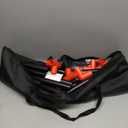 Baseball Strike Zone Target for Plastic Balls Compatible with Wiffle Ball and Blitzball Pitching Training Strike Zone Target Set Up and Assemble Easily (Large, Black)