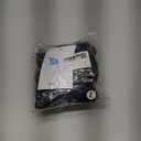 Large Washable Female Dog Diapers, Breathable & Adjustable Belly Bands for Housebreaking (Black+Blue L)