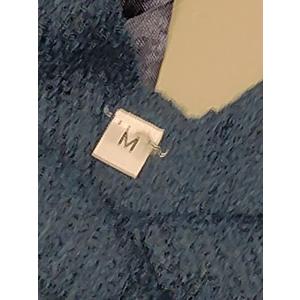 V Neck Sweaters Woman,Off The Shoulder Sweater Top,Fitted Long Sleeve Shirt Women,Tie Back Sweater,Knit Sweater (Medium)