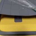 Upgraded Fully Enclosed Cat Litter Box with Lid, Covered Cat Box Enclosure, Anti-Splashing Easy to Clean Kitty Litter Boxes with Drawer, 3 Modes can Use from Kitten to Adult(Yellow&Grey)