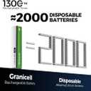 AA Rechargeable Batteries 2800 mAh High Capacity 1500 Cycle,1.2V NiMH Low Self Discharge AA Battery,24 Pack