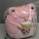 Original 13.5-inch Large Frog Plush Pillow Stuffed Animal Toy,Big Size Cuddle Huggable Cute Soft Toys Fat Kawaii Pillows Plushie,Gift for Kids Girls