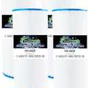 Spa Filter Cartridge Replaces for Unicel C-4429, DSF25-50, FC-3082, Nemco 30, 40302, 30 sq.ft Hot Tub Filter, 4 Pack