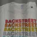 Vintage Retro Backstreet T-Shirt,Large,White