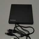 External CD DVD Drive USB and Type-C, Portable Slim CD/DVD +/-RW Burner Reader Writer Player for Laptop Desktop PC MacBook Mac Windows Linux OS Apple Brushed Black (Matte Black-2)