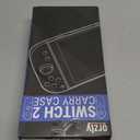 Orzly Case Compatible with Nintendo Switch 2 – Protective Travel Carry Case with Screen Padding, Game Card & microSD Slots, Zipped & Open Pockets for Accessories – 7.9" Gift Boxed