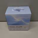 CNAOA Travel Pillow for Airplanes, Neck Pillow eases Neck and Shoulder Pain on Long Flights, Adaptive Memory Foam Sleep Support, Portable Carry Case, Eye Mask and Earplugs Travel Set(Black)