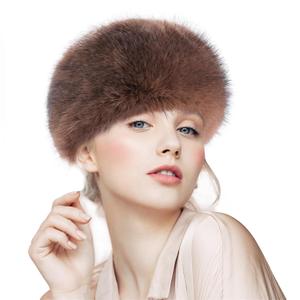 Faux Fur Headbands for Women, Fluffy Winter Headbands for Women, Womens Winter Headband with Elastic (Natural)