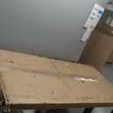 Washer Dryer Countertop, 27.5"x54" Wood Washer and Dryer Countertop with 2.95" Edge Rails, Laundry Machine Topper with Rounded Corner for Laundry Room Organization and Storage, Brown