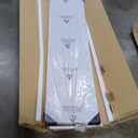 BTEXPERT 5-Foot - 60" Long White Plastic Folding Seminar Training Table Portable 18" Wide Narrow, 29" High, Events Indoor Outdoor Lightweight (One)