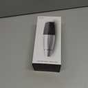 Bevel Beard Trimmer for Men - Cordless Trimmer, 6 Hour Rechargeable Battery Life, Tool Free Adjustable Zero Gapped Blade, Barber Supplies, Mustache Trimmer, Silver