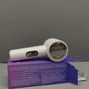 Fabric Shaver, Lint Remover Rechargeable, Electric Portable Sweater Defuzzer with 3 Speeds, 6 Leaf Blades, Digital LED Display to Remove Pilling for Clothes, Furniture, Sweater, Couch, Blanket (White)