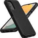 BNIUT for Samsung Galaxy A13 5G Case: Dual Layer Protective Heavy Duty Cell Phone Cover Shockproof Rugged with Non Slip Textured Back - Military Protection Bumper Tough - 6.5inch (Black Matte)