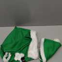 NACOCO Pet Christmas Costumes Dog Suit with Cap Santa Claus Suit Dog Hoodies Cat Xmas Costumes (Green, S)