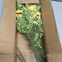 Artificial Daisy Flowers 25.6 Inch Faux Wildflowers Bouquet Fake Yellow Daisies for Vase Lifelike Chrysanthemum Flowers for Home Wedding Decor Farmhouse Tabletop Centerpieces Arrangements - Yellow