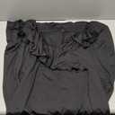 AISWI 2026 Women's Off The Shoulder Sparkly Maternity Dress Sexy High Slit Bodycon Gown for Baby Shower Evening Party (Large)