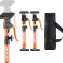 VEVOR Cabinet Jack Support Pole, 2-Pack, 15.75-23.6 Inch Steel Telescopic Quick Support Rod, Adjustable 3rd Hand System up to 220 lbs Capacity for Installing Cabinets, Lifting Drywall, Cargo Bars