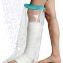 Cast Covers for Shower Leg, Waterproof Leg Cast Cover for Showering, Reusable Cast Protector for Shower Leg Adult, Soft Comfortable Cast Shower Cover Leg, Used for Bandages