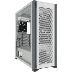 CORSAIR 7000D AIRFLOW Full-Tower ATX PC Case  High-Airflow Front Panel  Spacious Interior  Easy Cable Management  3x 140mm AirGuide Fans with PWM Repeater Included  White
