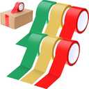 Ctosree 6 Rolls Packaging Tape 50 Yard x 2 Inch Decorative Printed Duct Wrapping Tape for DIY Crafts Scrapbooking Crafting Boxes Decorations (Classic)