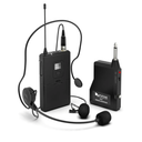 FIFINE Wireless Microphone System, Wireless Microphone set with Headset and Lavalier Lapel Mics, Beltpack Transmitter and Receiver,Ideal for Teaching, Preaching and Public Speaking ApplicationsK037B
