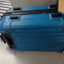 Kenneth Cole REACTION Out of Bounds Lightweight Hardshell 4-Wheel Spinner Luggage, Teal, 20-Inch Carry On