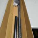 Tension Shower Curtain Rod 51-86In(4.25-7.16Ft), Tension Shower Rod No Drilling for Bathroom or Window Closet, Adjustable Spring Shower Rod, Easy to Install Never Rust, Rod Diameter 1.26Inch-Black