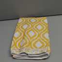 Artoid Mode Yellow Floral Leaves Boho Kitchen Towels Dish Towels, 18x26 Inch Seasonal Decoration Hand Towels Set of 4