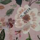 Rugcomf Bedroom Rug 3x5 Rug Washable Area Rug Non Slip Low Pile Boho Floral Small Carpet for Bedroom, Bedside, Kitchen, Entryway, Kids Room, Office, College Dorm Essentials for Girls(Pink)