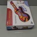 Kid Guitar, 4 in 1 Toddlers Guitar and Piano Guitars for Kids 3-5 with Strap Guitars for Toddlers 2-4 with Lullaby Projector Drum Toy Birthday Gift for 2 3 4 5 Year Old Boy Girl Gift