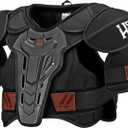 HSc Unisex Hockey Adult Shin Pad, Black, Size M