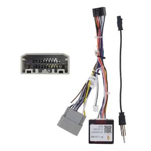 16pin Car Stereo Radio Power Retrofit Wiring Harness Adatper fits for Jeep Wrangler Cherokee Compass Grand Patriot Dodge Caliber Voyager