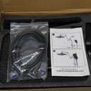 14" High Pressure Rain/Rainfall Shower Heads With Handheld Spray Combo (3+1 Settings & Built-in Power Wash Mode), Double/Dual Shower Head With Handheld - Height/Angle Adjustable(Matte Black)