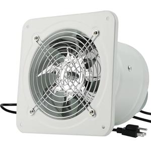 MissHoney 8 Inch Exhaust Fan 735CFM Bathroom Window Exhaust Fan Attic Vent Fan For Kitchen Extractor De Aire Para Cocina For Ceiling Basement Attic, Greenhouse, Basement 110V 80W