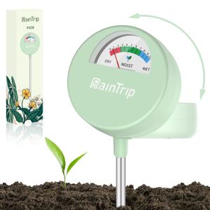 Soil Moisture Meter, Moisture Meter for Plants Plant Water Meter, Great for Garden, Lawn, Farm, Indoor & Outdoor Use (No Battery Required)