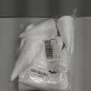 Amosfun 12pcs Foam Cones White Foam Balls Christmas Tree Cones for DIY Modeling Craft Floral Arranging Supplies