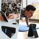 2 x Case for iPhone 16E Wallet Case with MagSafe, Kickstand, 3 Credit Card Holder [RFID Blocking], Magnetic Back Flip Case Heavy Duty Protective Cover for iPhone 16E 6.1"-Black