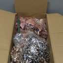 Neten 56 Pcs Christmas Tree Decorations, Christmas Ornaments Set with Poinsettias Artificial Flowers, Berry Stems and Pine Cones, Xmas Floral Decor for Tree, Wreath and Garland (Pink)