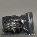 XLR Female Jack 3 Pin Panel Mount Jacks, XLR Female Socket Audio Speaker Microphone Connector 8Pcs,Silver Metal Housing