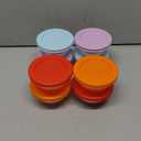 Freshmage Small Glass Bowls with Lids, [8 Pack-6.25 Oz] Meal Prep Bowls Set, Stackable Small Food Storage Containers for Leftovers, Snacks, Nuts, Dips, Dessert, Dishwasher & Microwave Safe